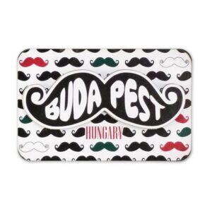 Fridge magnet - Bajuszos Budapest/Hungary 3D-s #3