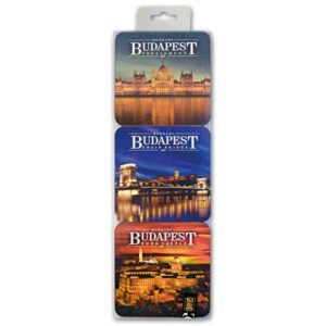 Budapest coaster set - photo graphics (6 pcs)