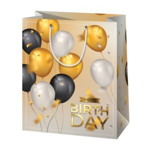 Gift bag - Happy birthday - balloons #5 (43345)