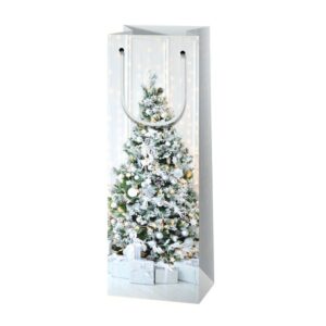 Christmas gift bag for drinks - Christmas tree #5 (44500)