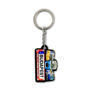 Time to cruise around Budapest keyring - 1 pc