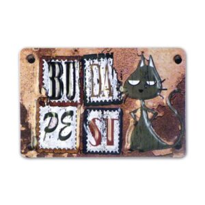 Fridge magnet - Budapest rozsda effekt #3