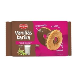 Vanilla rings semi-covers with milk-cocoa mass 150g Detki #13
