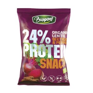 Biopont Protein Snack Beetrot-Pepper 50g - Gluten free